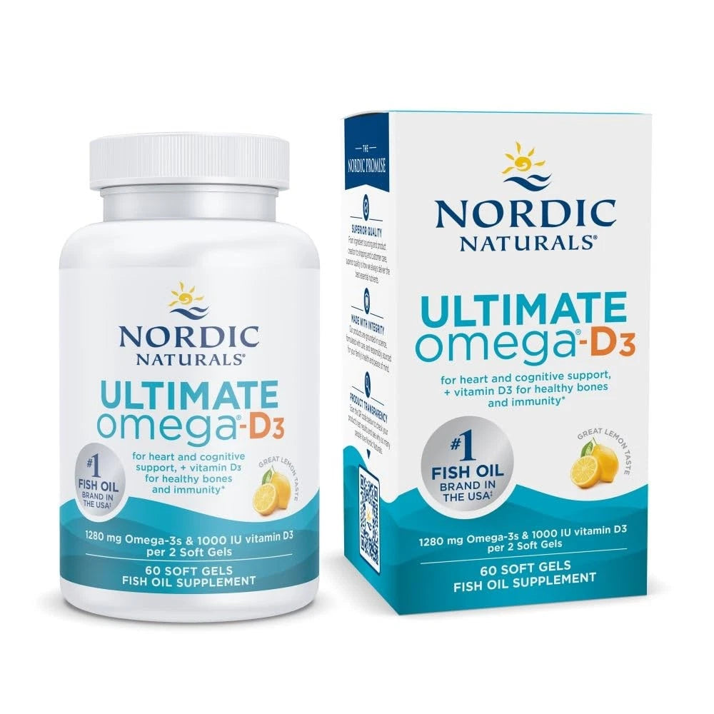 Ultimate Omega-D3 for Nordic Naturals (60 Count)