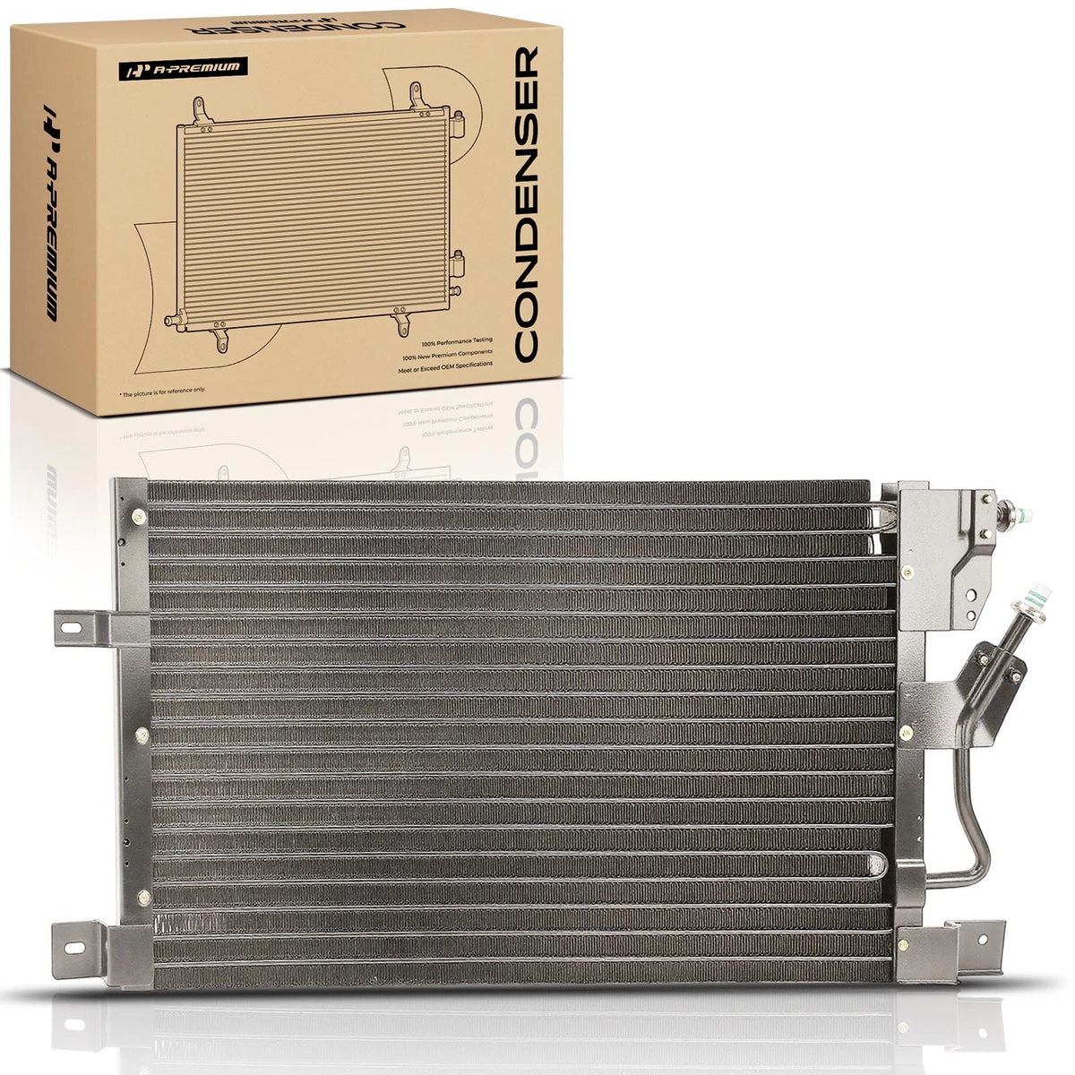 A-Premium A/C Condenser w/ Bracket for Ford Taurus Mercury Sable (1996)