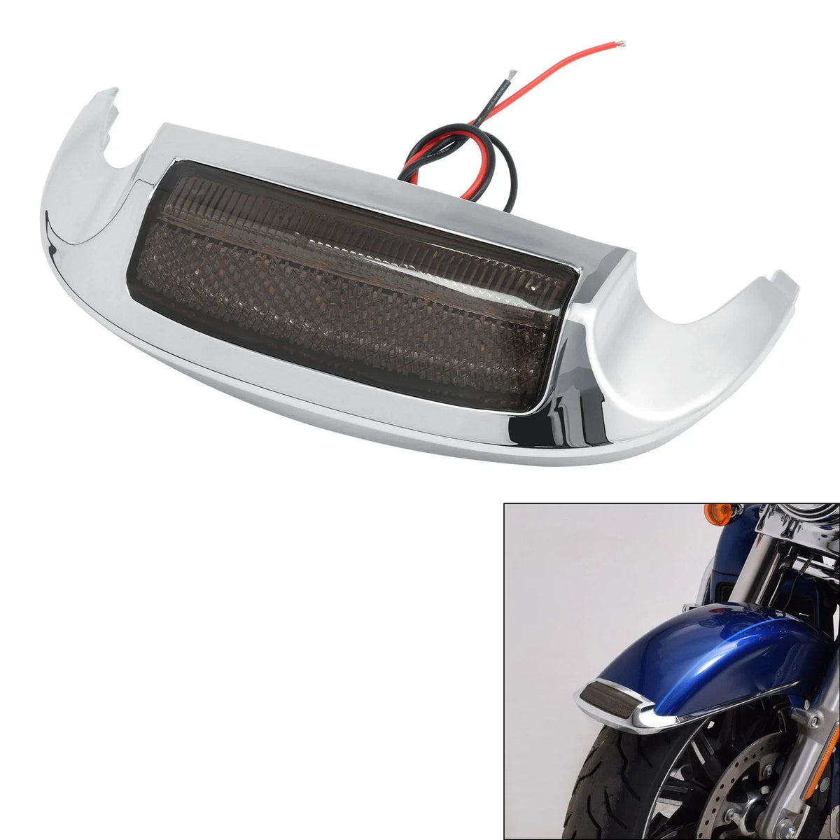 Front Fender Tip Smoke Lens for Harley Electra Tri Glide Ultra Classic (2014–2023)