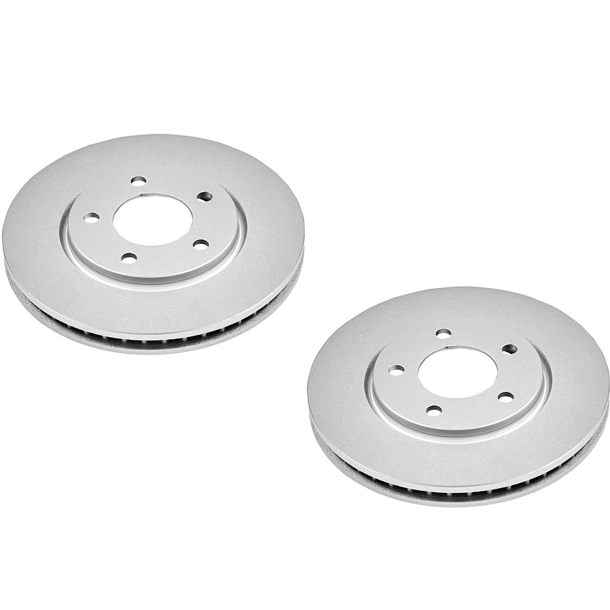 Set of 2 Powerstop Brake Discs Front for Dodge Caravan (2001–2007)