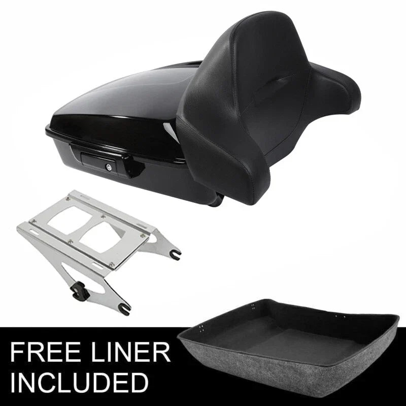Chopped Trunk Backrest Mounting Rack for Harley Touring Street Glide (2014–2026)