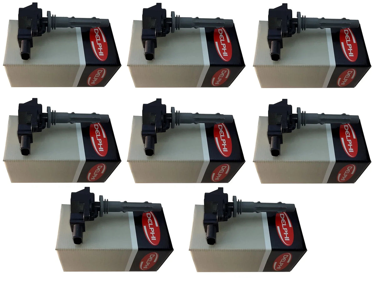 Set of 8 Ignition Coils for Mercedes W164 W209 W216 W230 (Delphi 272 906 00 60)