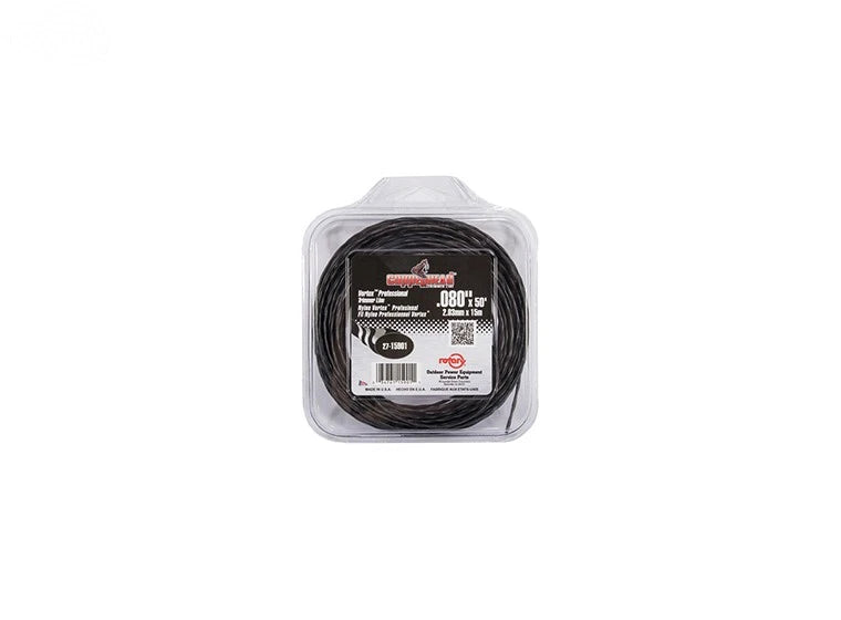 Replacement Trimmer Line .080 50' Loop for Rotary (15901)
