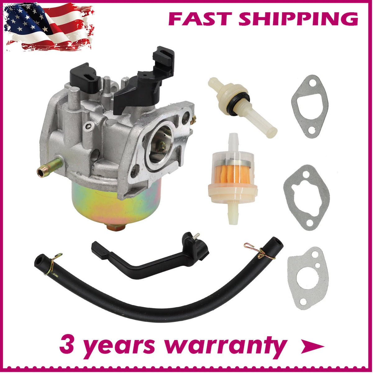 Carburetor Kit for Honda GX160 GX168 (5.5hp 6.5hp)