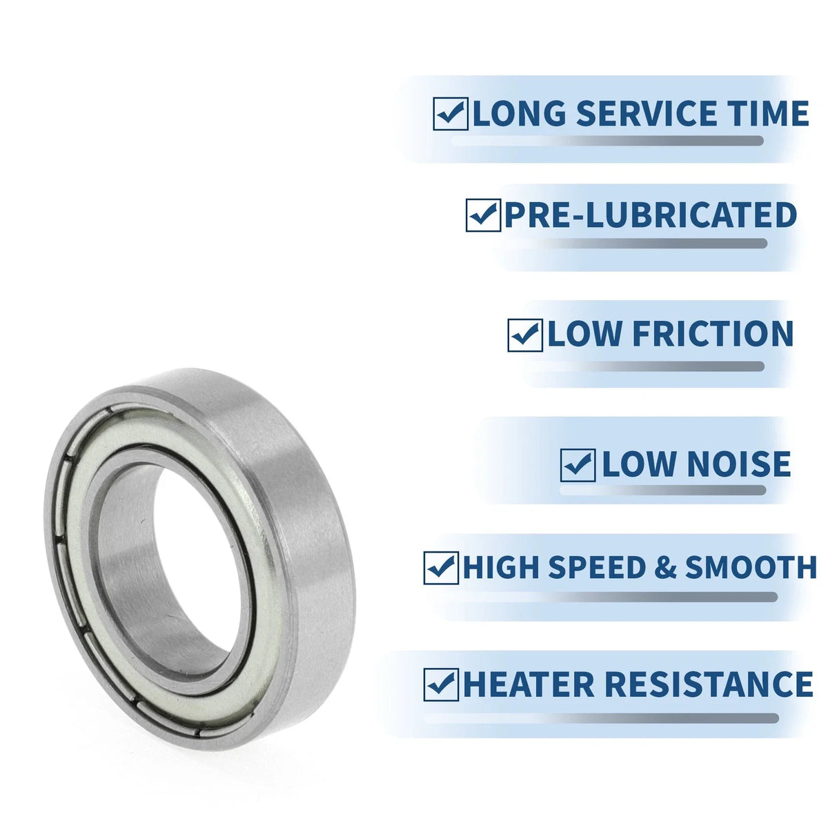 6801ZZ Deep Groove Ball Bearing for Scooter Skateboard Wheel (P5)