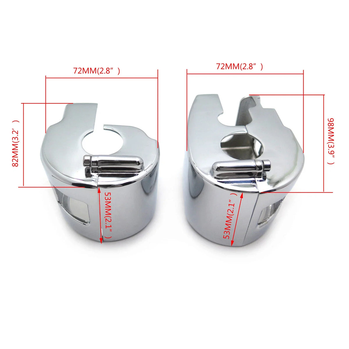 Chrome Switch Housing Cover for Yamaha XVS V-Star 1100 (1999–2012)