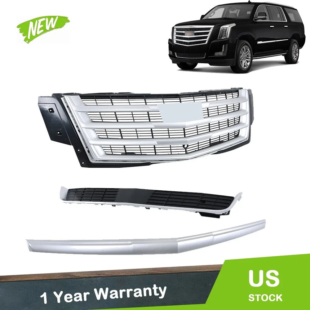 Front Bumper Grille & Hood Molding for Cadillac Escalade (2015–2020)