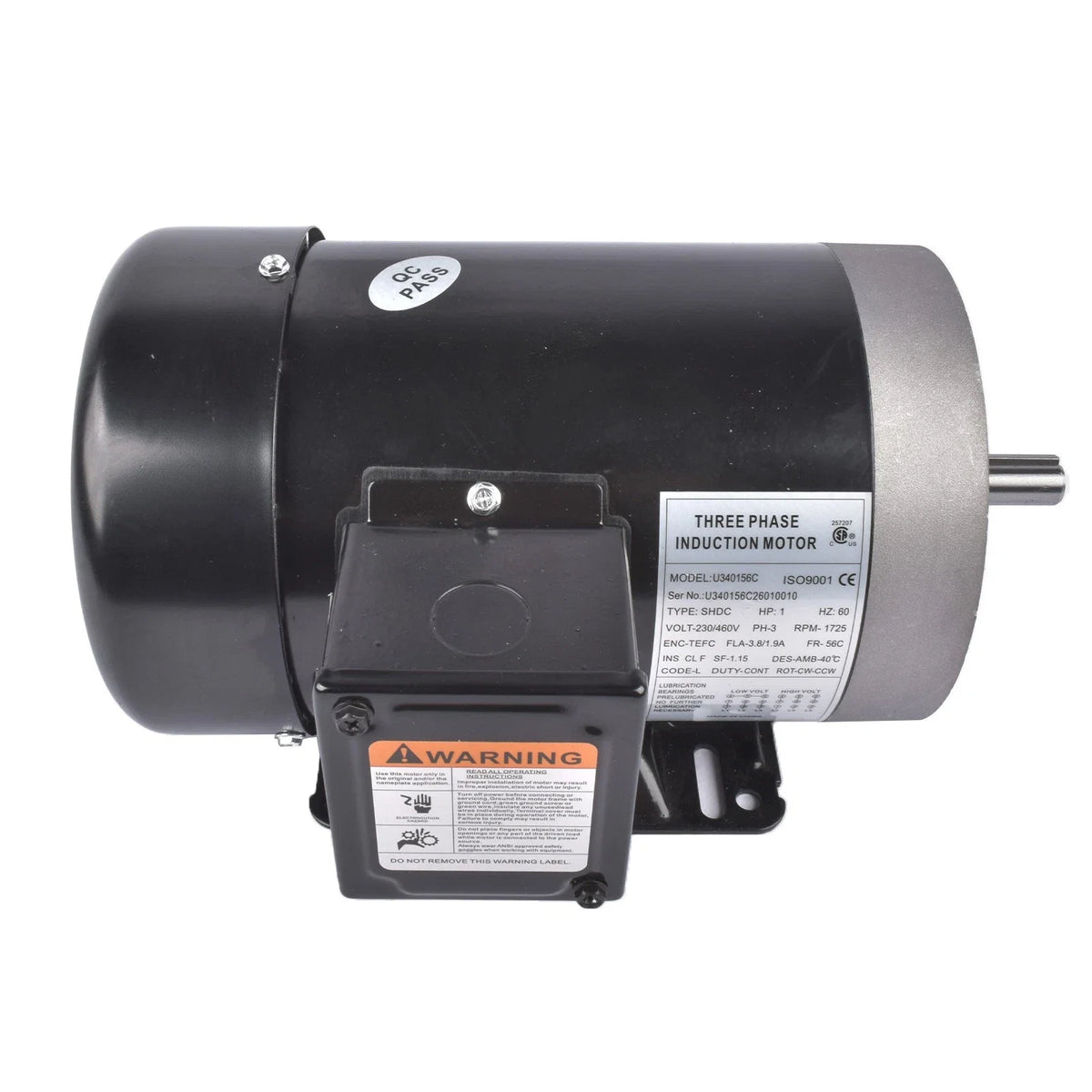 AC Motor for MA0510E (3PH/60HZ, 1725RPM, 206-230V/460V)