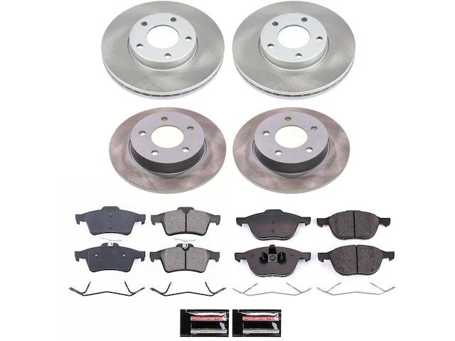 Front and Rear Brake Pad and Rotor Kit for Mazda 3 (2006–2013) DH518SP