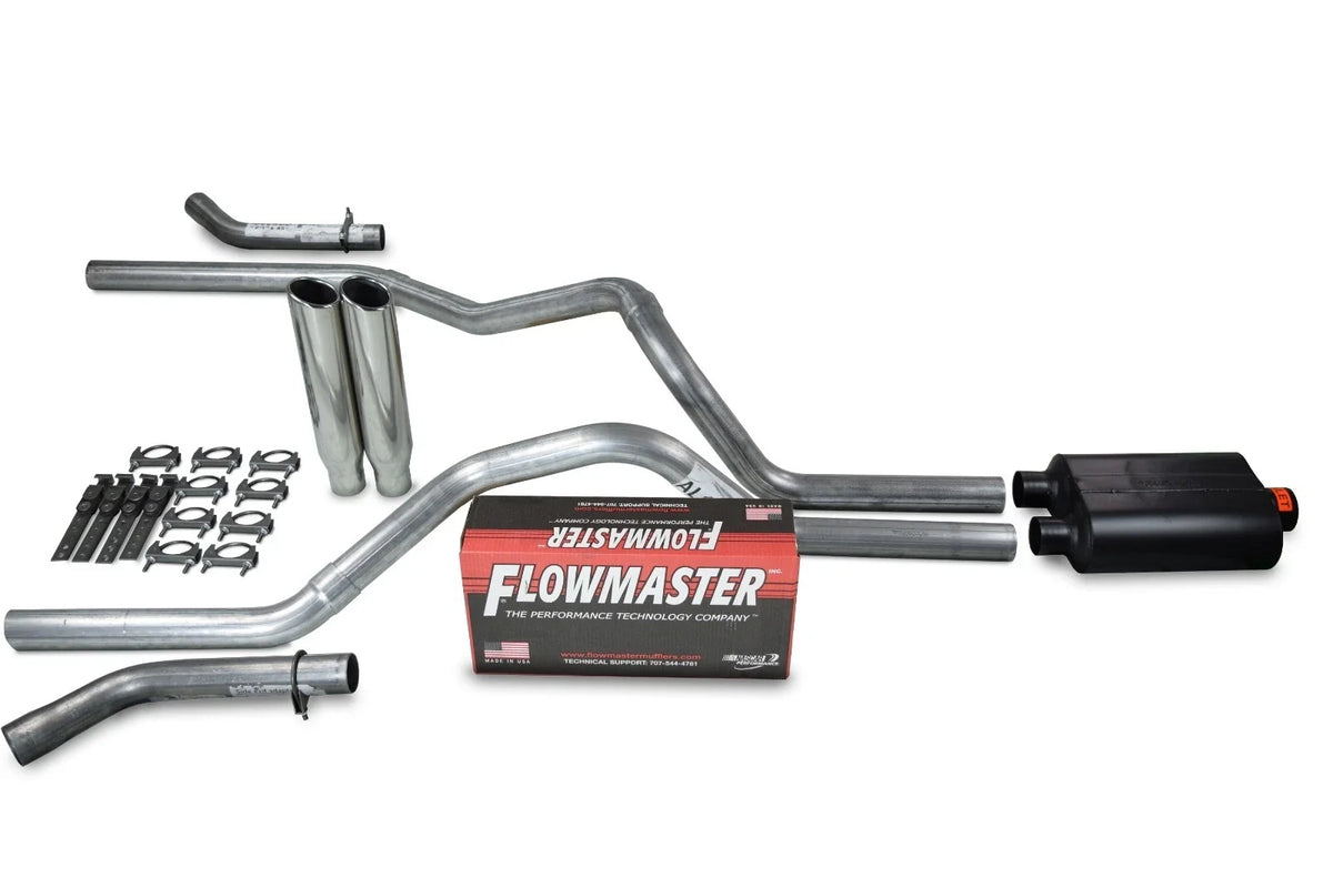 2.5" Dual Exhaust Kit for Chevy GMC 1500 (1999–2006) - Flowmaster Super 40
