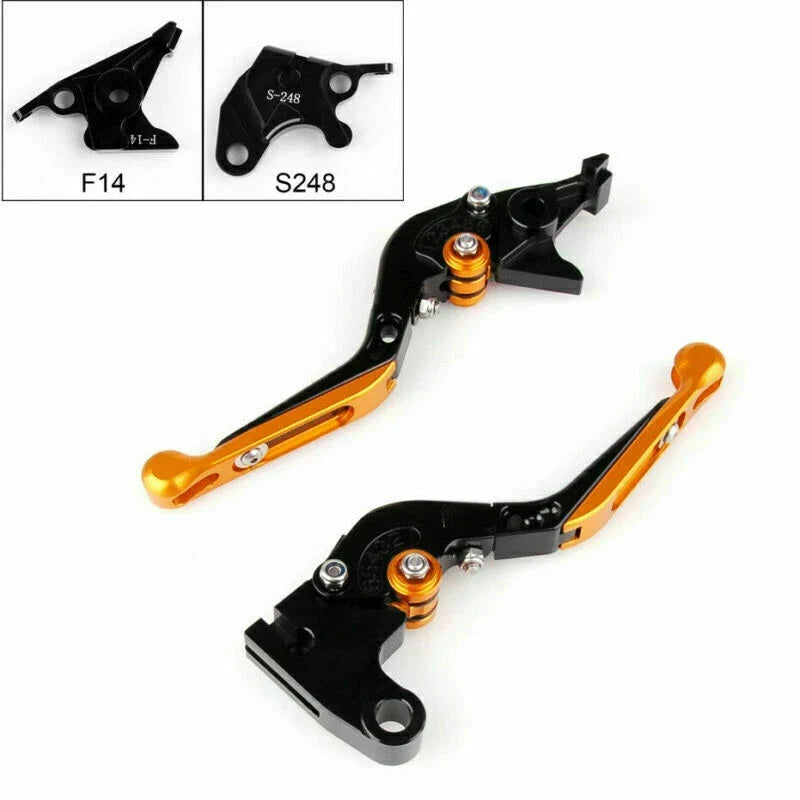 Adjustable Folding Brake Clutch Levers for Suzuki GSXR GSR SFV (T9)