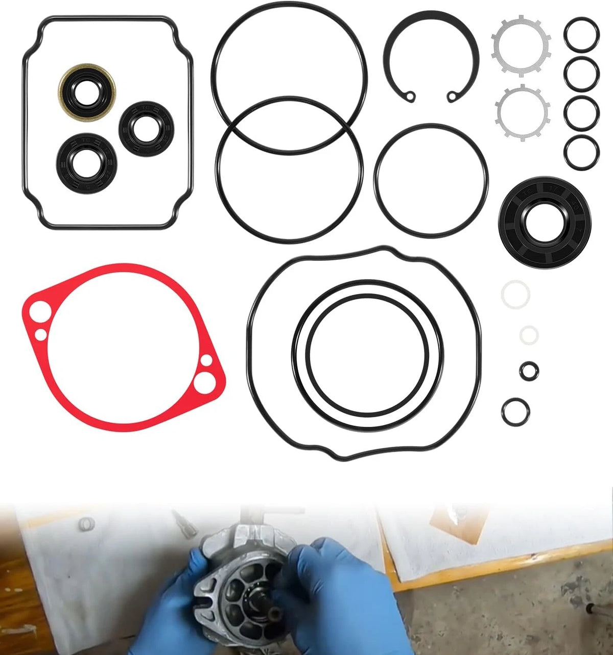Overhaul Seals & Gaskets Kit for Hydro-Gear Hydraulic Pump BDP10A