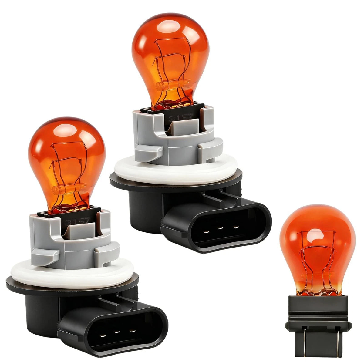 Front Turn Signal Light Socket & Bulbs for Ford Focus, Explorer, F150, F250