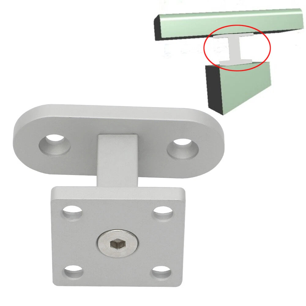 Straight Handrail Support Bracket for Modern Applications (1.7")