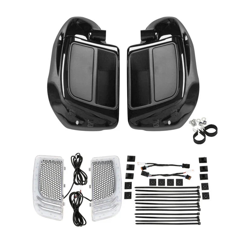 Lower Vented Fairing Speaker Pod & Signal Light for Harley Road Glide (2014–2024)