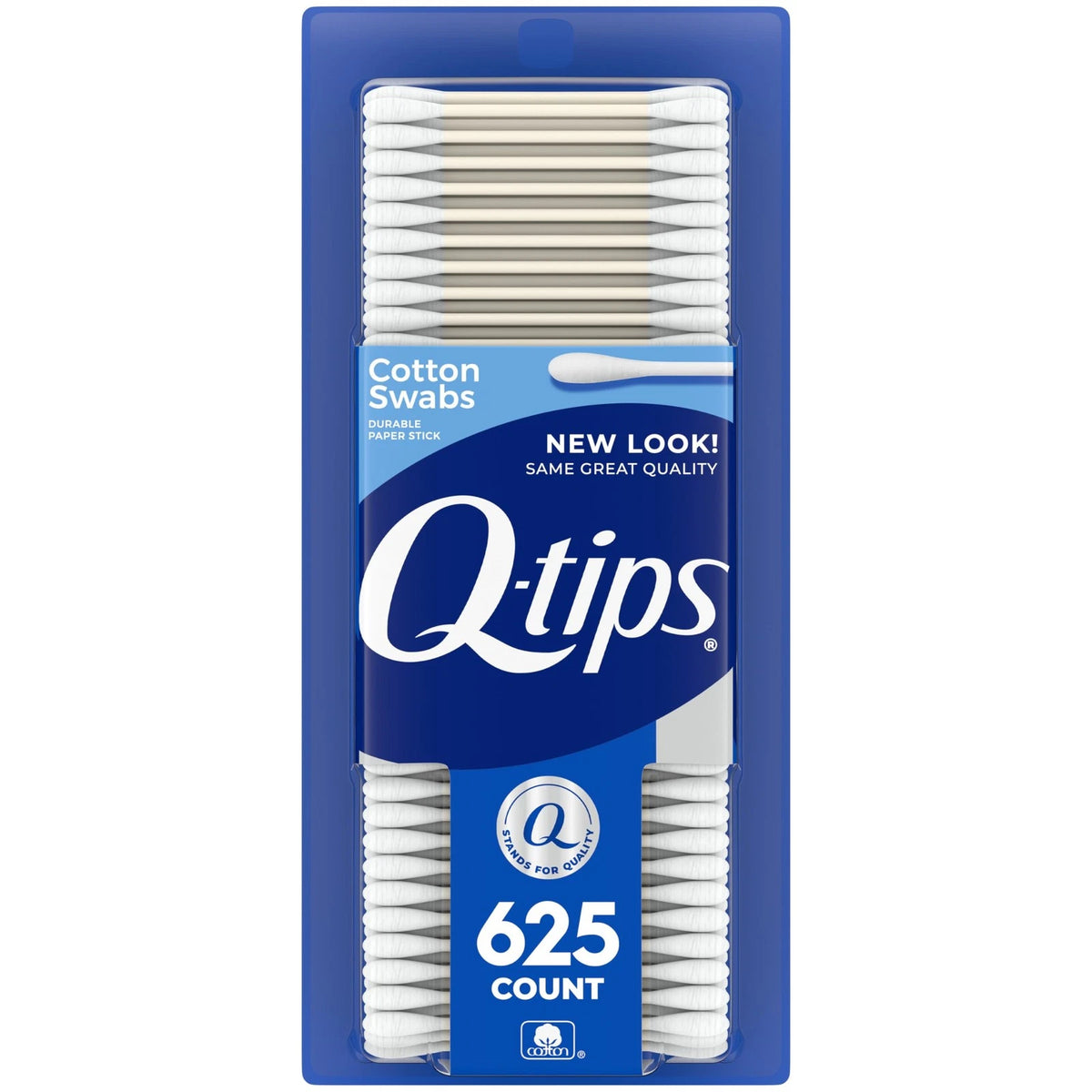Q-tips Cotton Swabs for Hygiene and Beauty Care (625 Count)