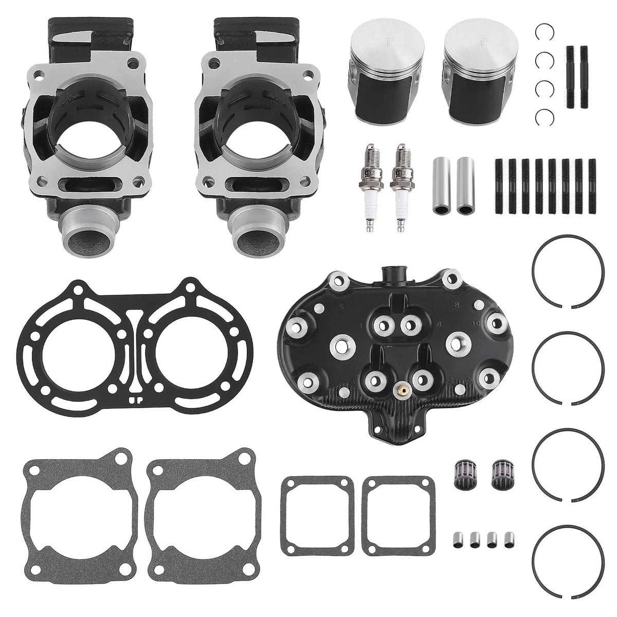 Top End Rebuild Kit for Yamaha Banshee 350 (1987–2006) - Cylinder Head, Piston, Gasket