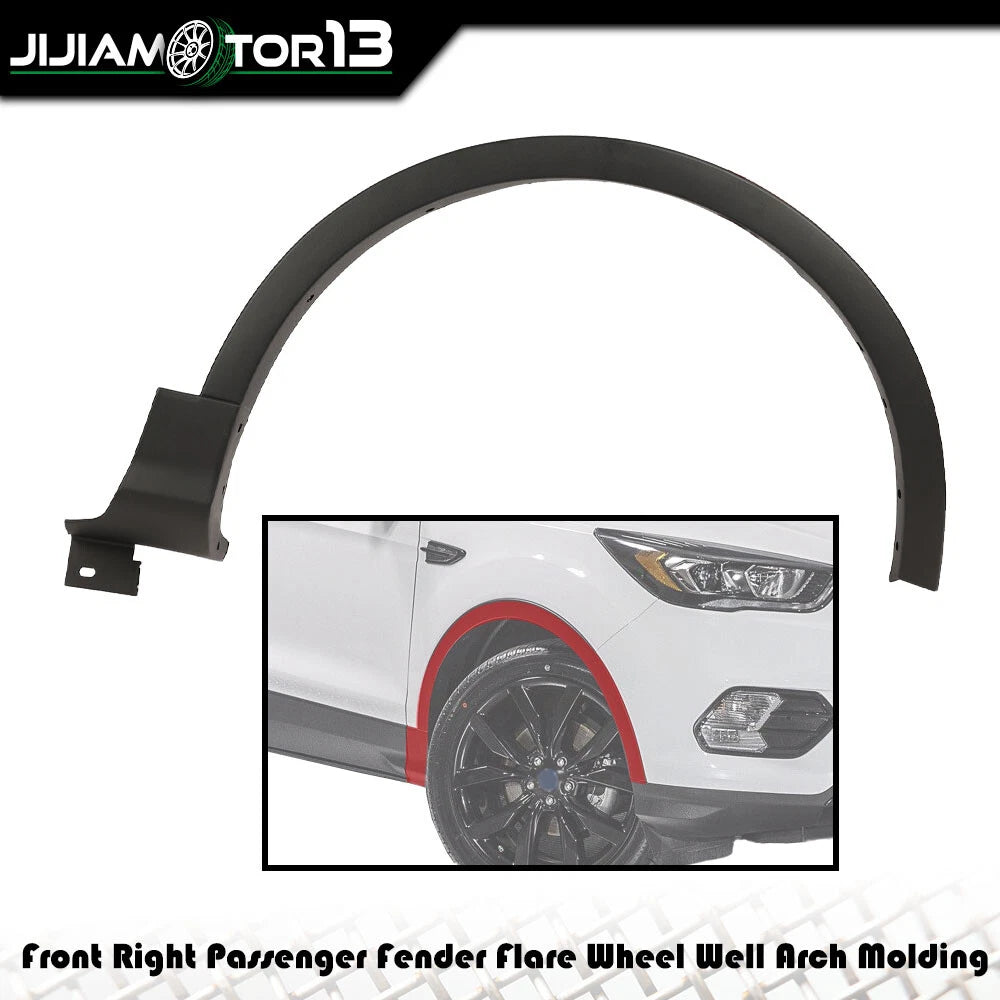 Front Right Fender Flare Trim for Ford Escape (2013–2017) J-02RSA1280BDM-FR