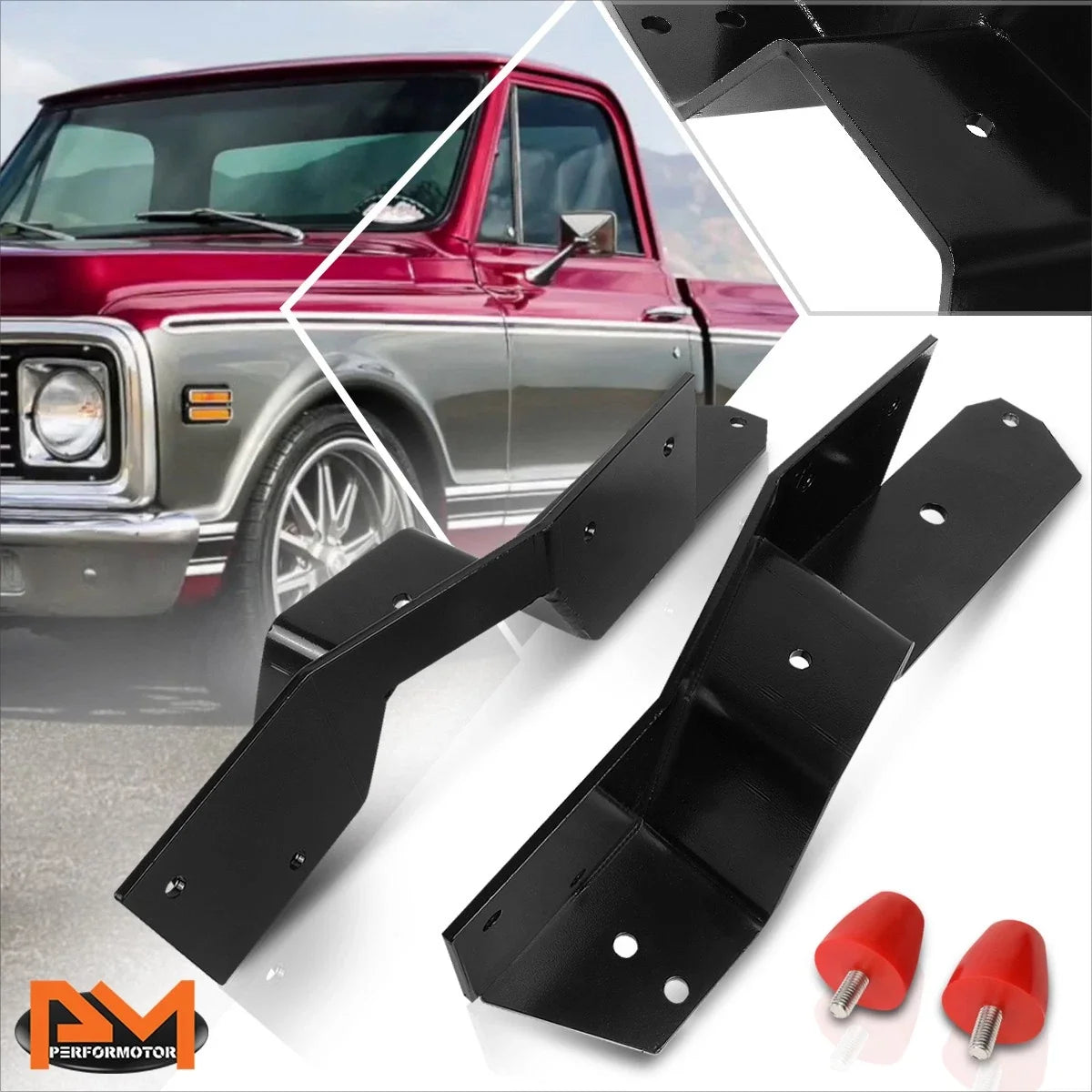 C-Notch Bracket for Chevy C10/GMC C15 C1500 Pickup (1963–1972)