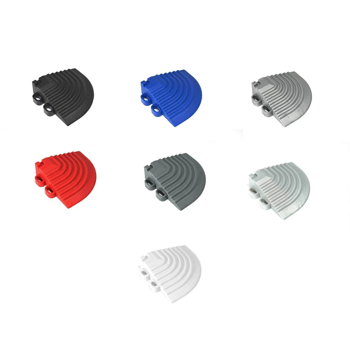 Corner Tile for Swisstrax Pro Garage Floor (C504.060.600) - Arctic White