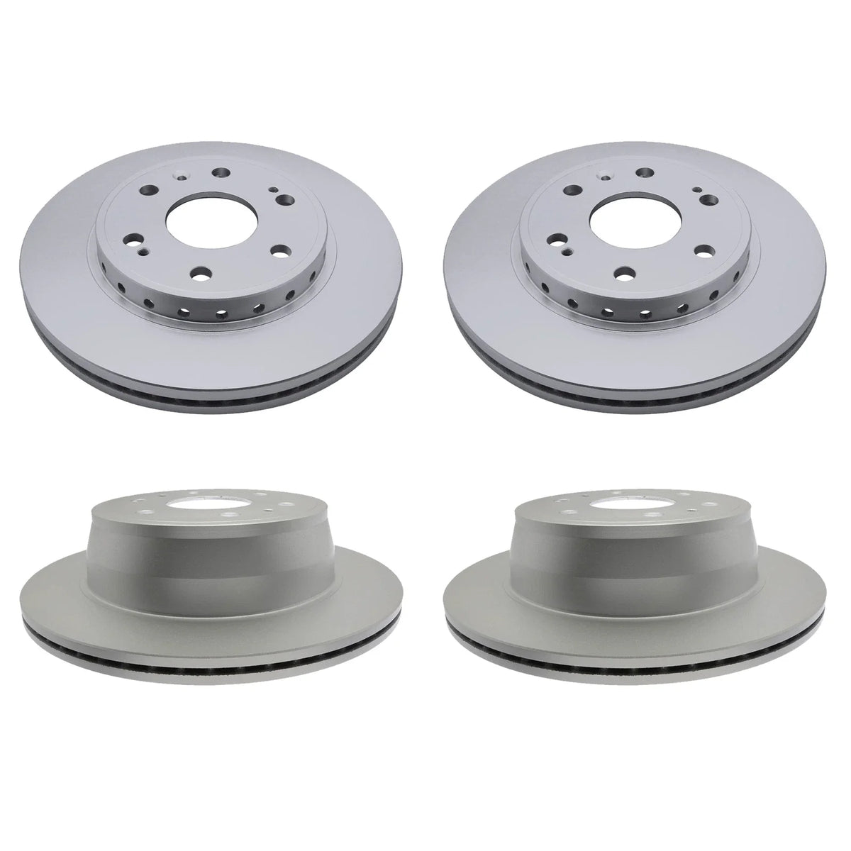 Set of 2 ACDelco Silver Brake Kit Disc Rotors for Tahoe Yukon (345mm & 330mm)