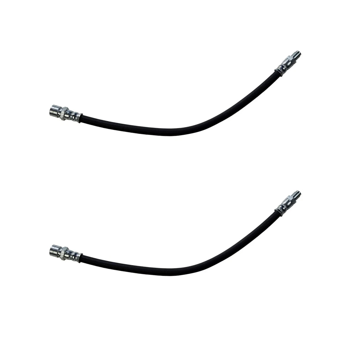 Set of 2 Front Brake Hydraulic Hoses for Volkswagen Beetle Fastback (1968–1974)
