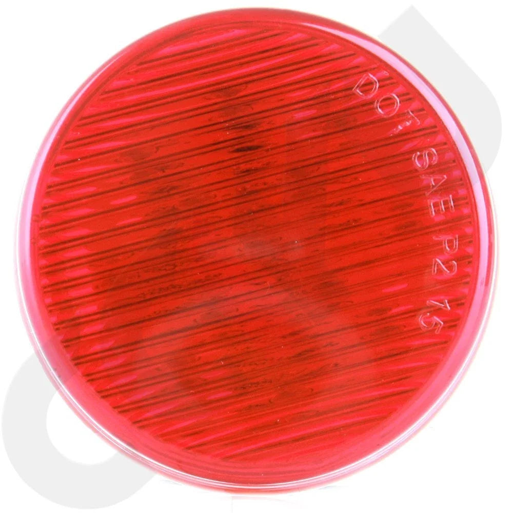 Set of 4 Red Round 2.5" 13LED Side Marker Clearance Lights for Trailer