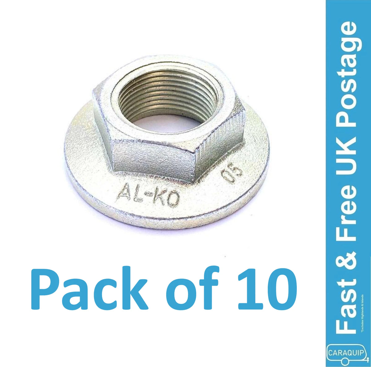 10x Flange Nut for AL-KO Caravan Motorhome (581200)
