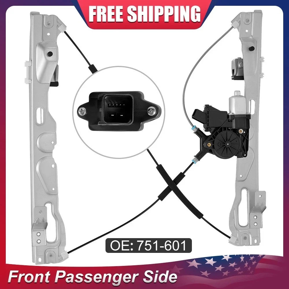 Front Passenger Power Window Regulator w/ Motor for Ford F-150 (2011–2014)