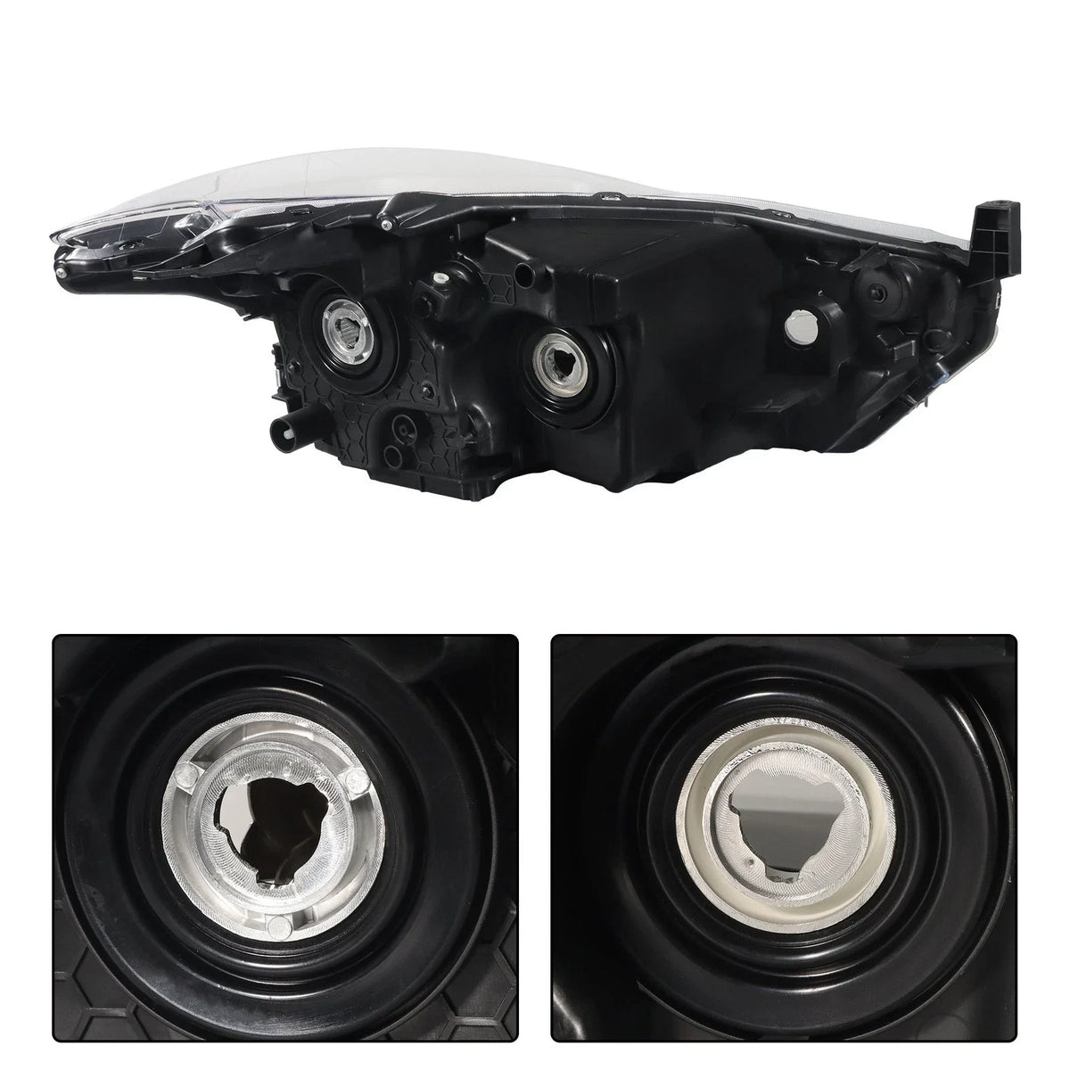 Chrome Halogen Headlight for Nissan Kicks (2018–2020) Left Side