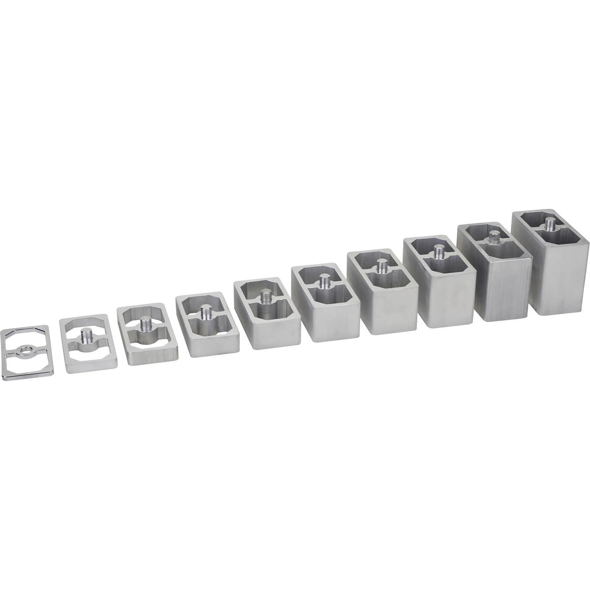 2X Aluminum Extruded Leaf Spring Lowering Block for Speedway (91643-250)
