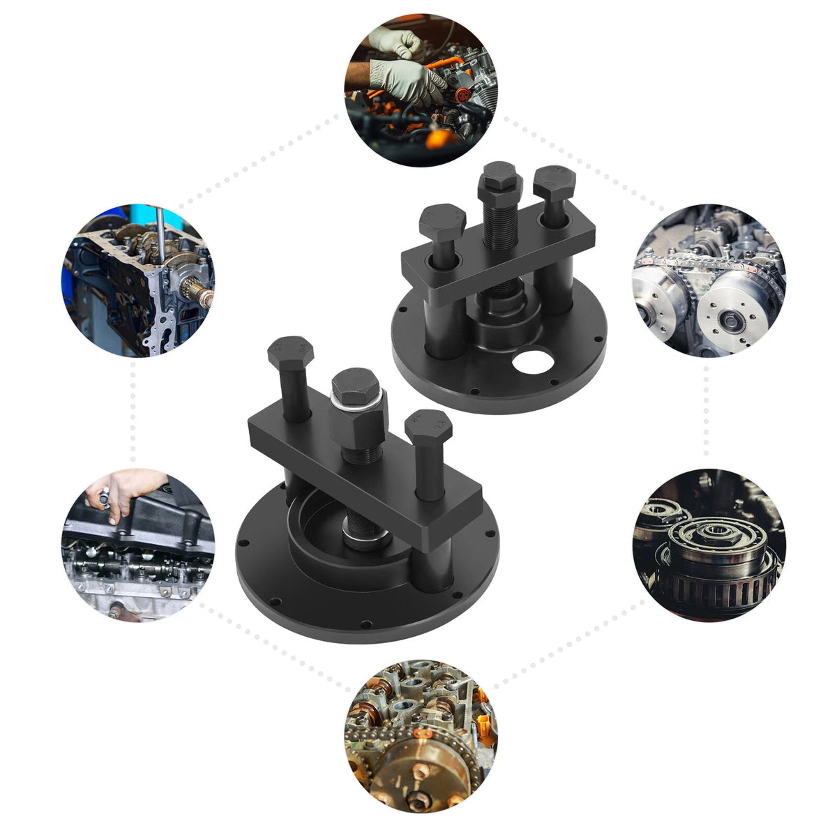 Crankshaft Oil Seal Remover & Installer Tool Kit for DD13 DD15