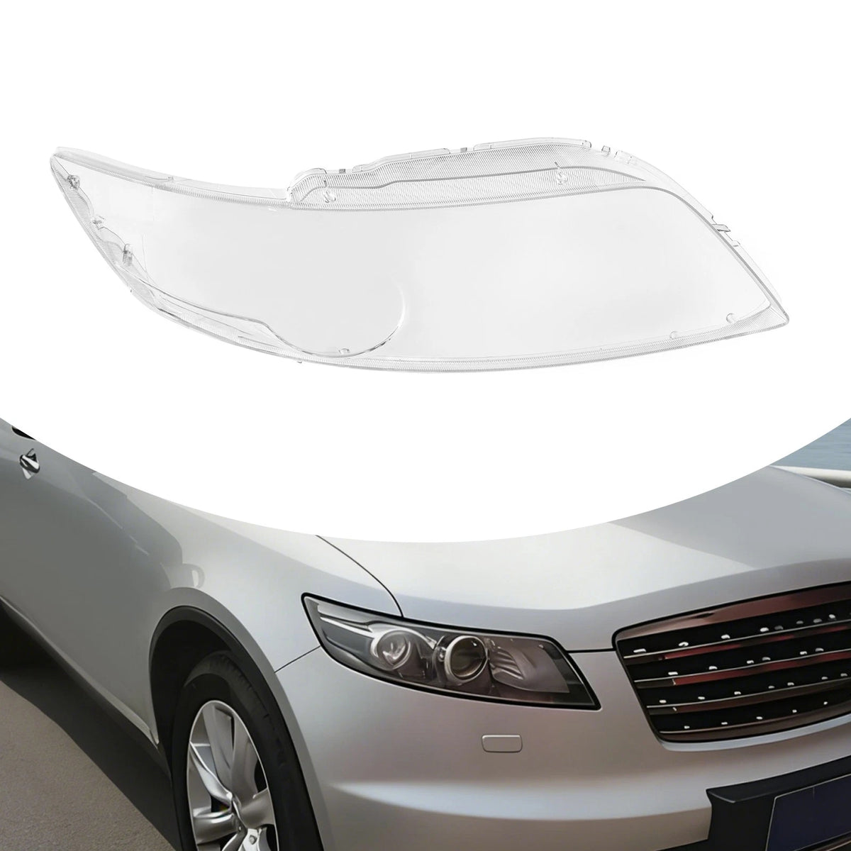 Headlight Lens Cover for Infiniti FX35 FX45 (2003–2008)