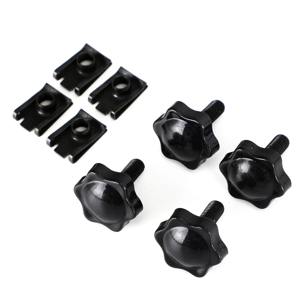 Set of 4 Saddlebag Lever Lock Bolts Nuts for Harley Glide King Touring (1996–2019)