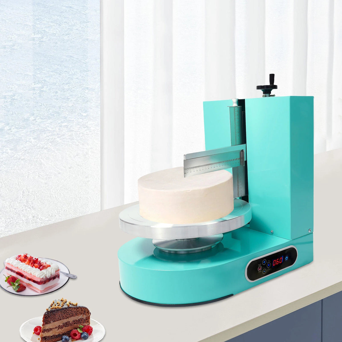 Cream Coating Spreading Machine for Birthday Cake (60-320rpm)