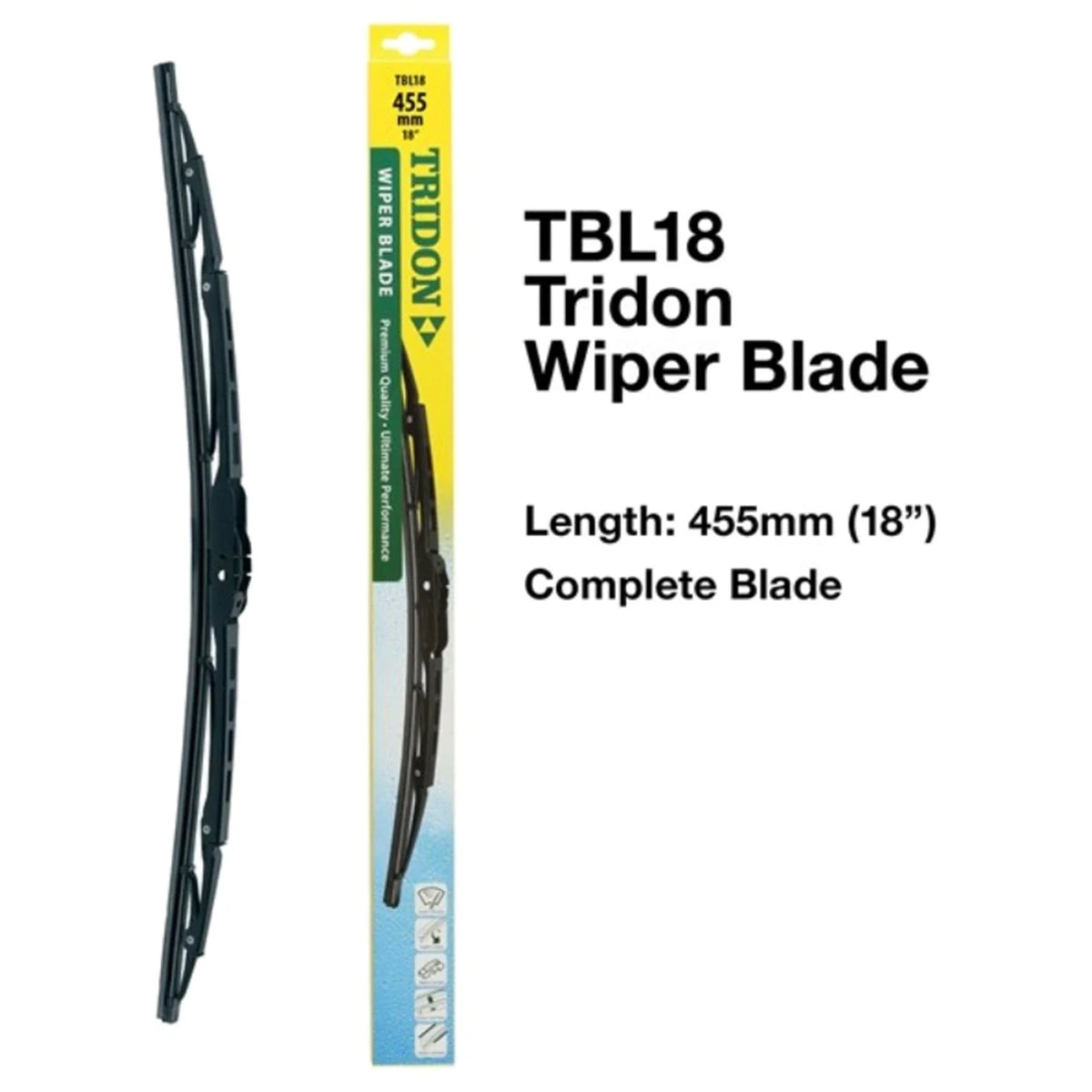 Passenger Side Wiper Blade for Toyota Cressida MX83R (1988–1993)