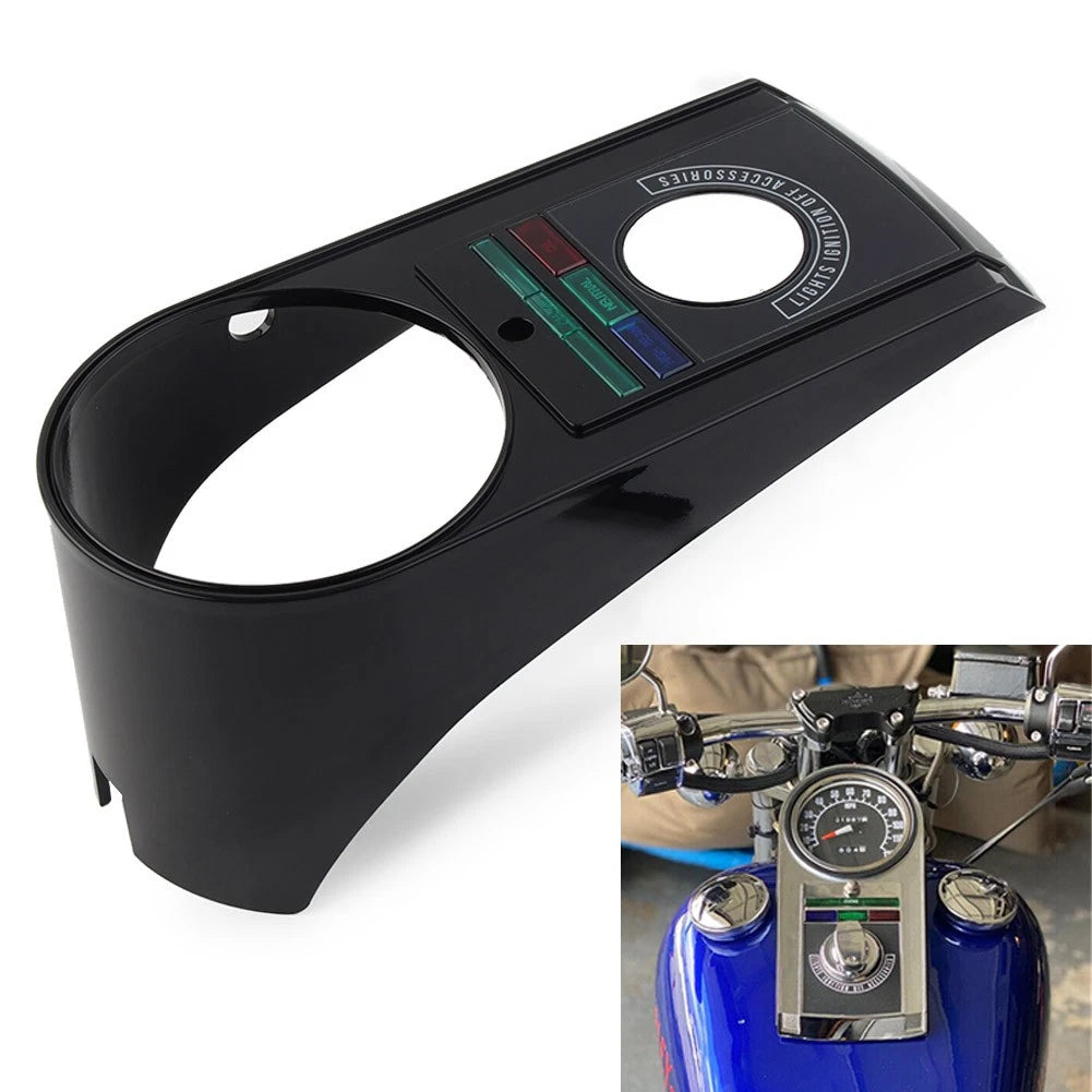 Speedometer Dash Panel Cover Housing Kit for Harley Softail (1971–1990)