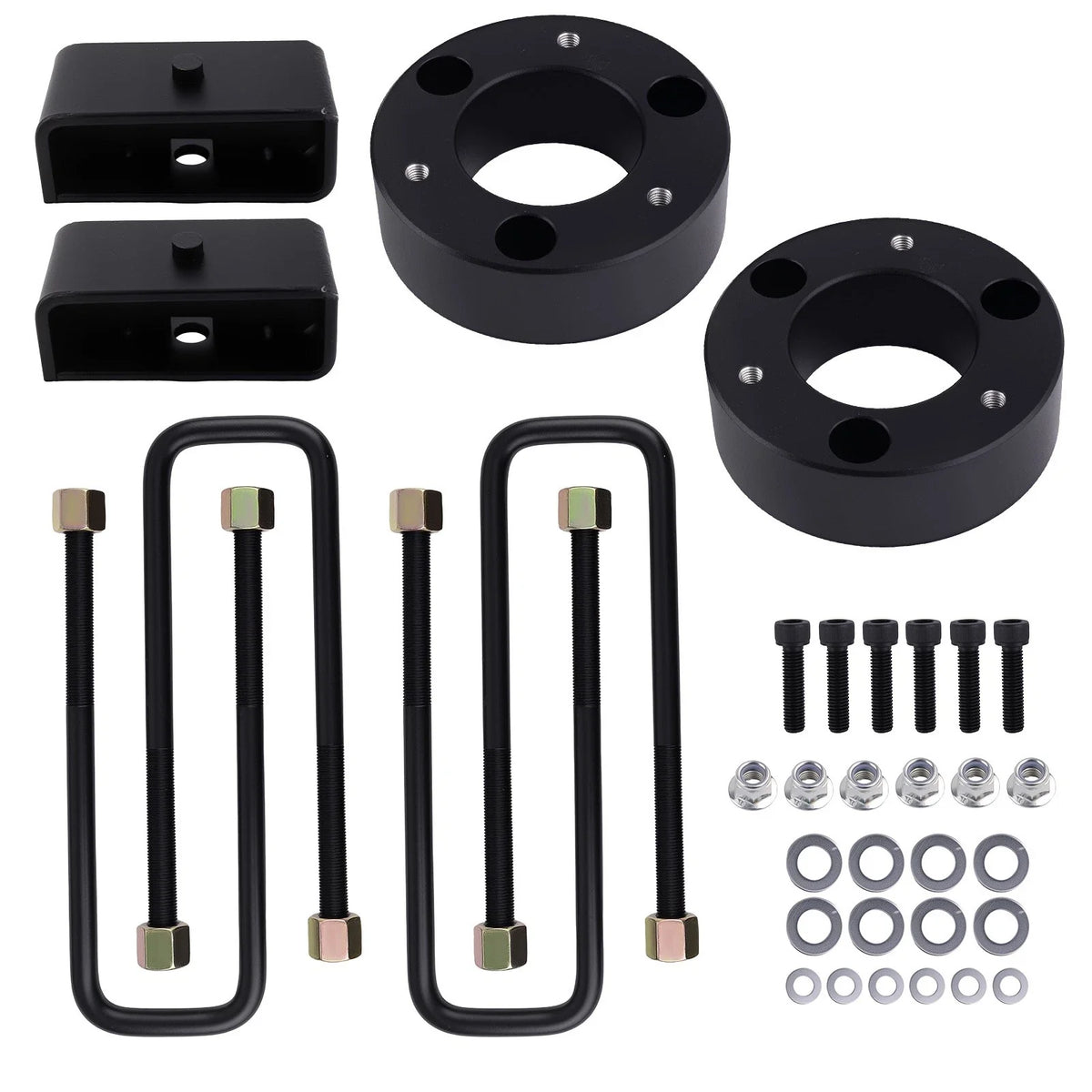 3" Lift Spacer Kit for Titan (2004–2023) - Anodized Black, Hardware Included