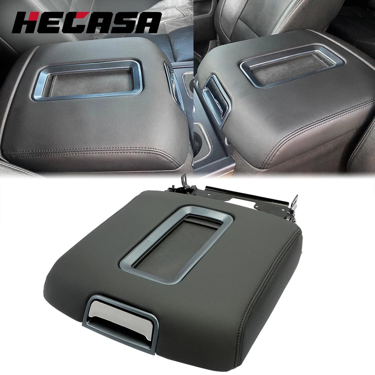 Center Console Armrest Lid for Chevy Silverado Sierra Suburban (2014–2019) 0227083AA