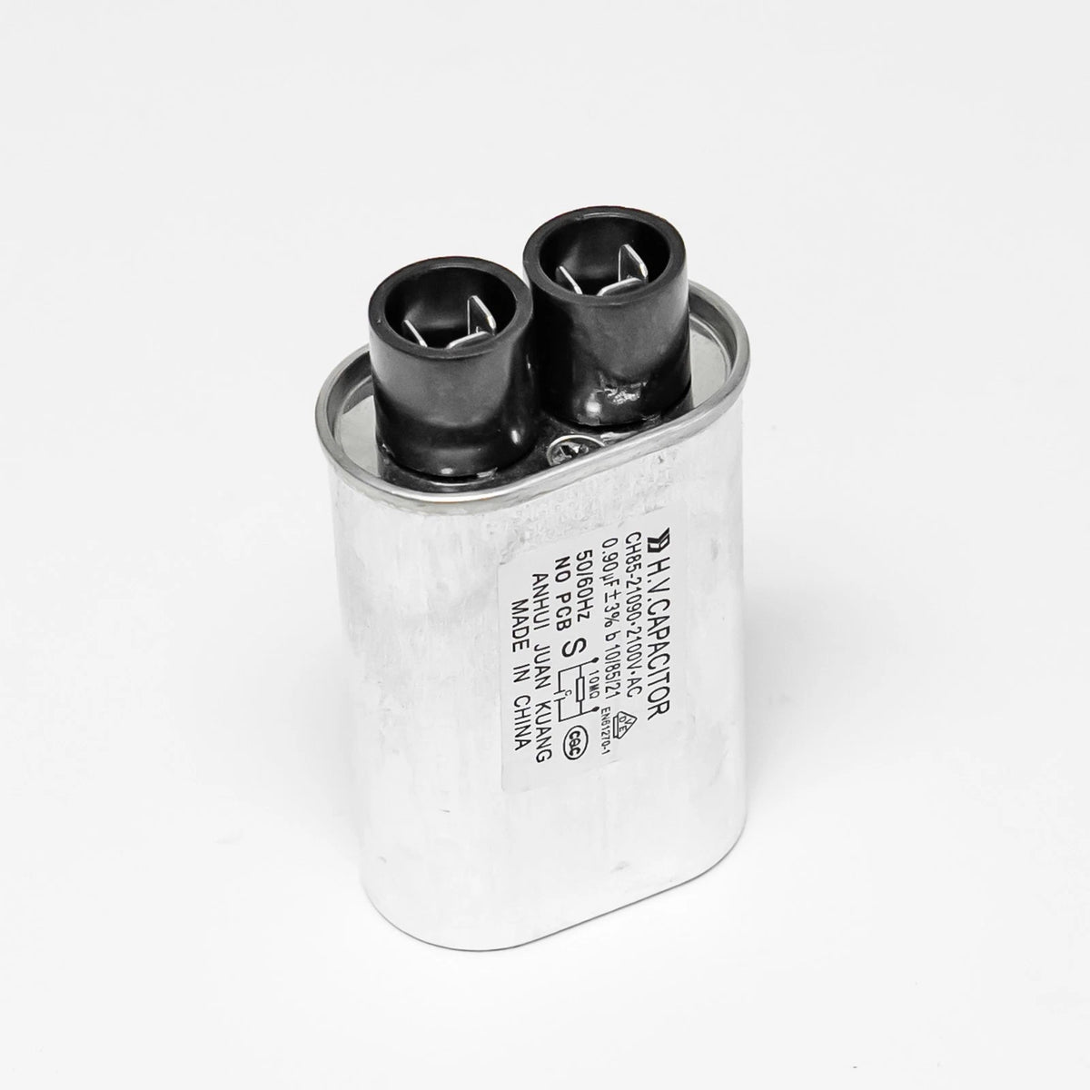 High Voltage Capacitor 2100V .90 uf for Microwave Oven (Exact 13QBP21090)
