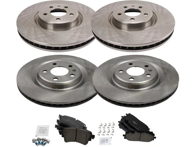 Set of 4 Brake Pads and Rotors for Audi S5 Sportback (2018–2020) 91714MPNR