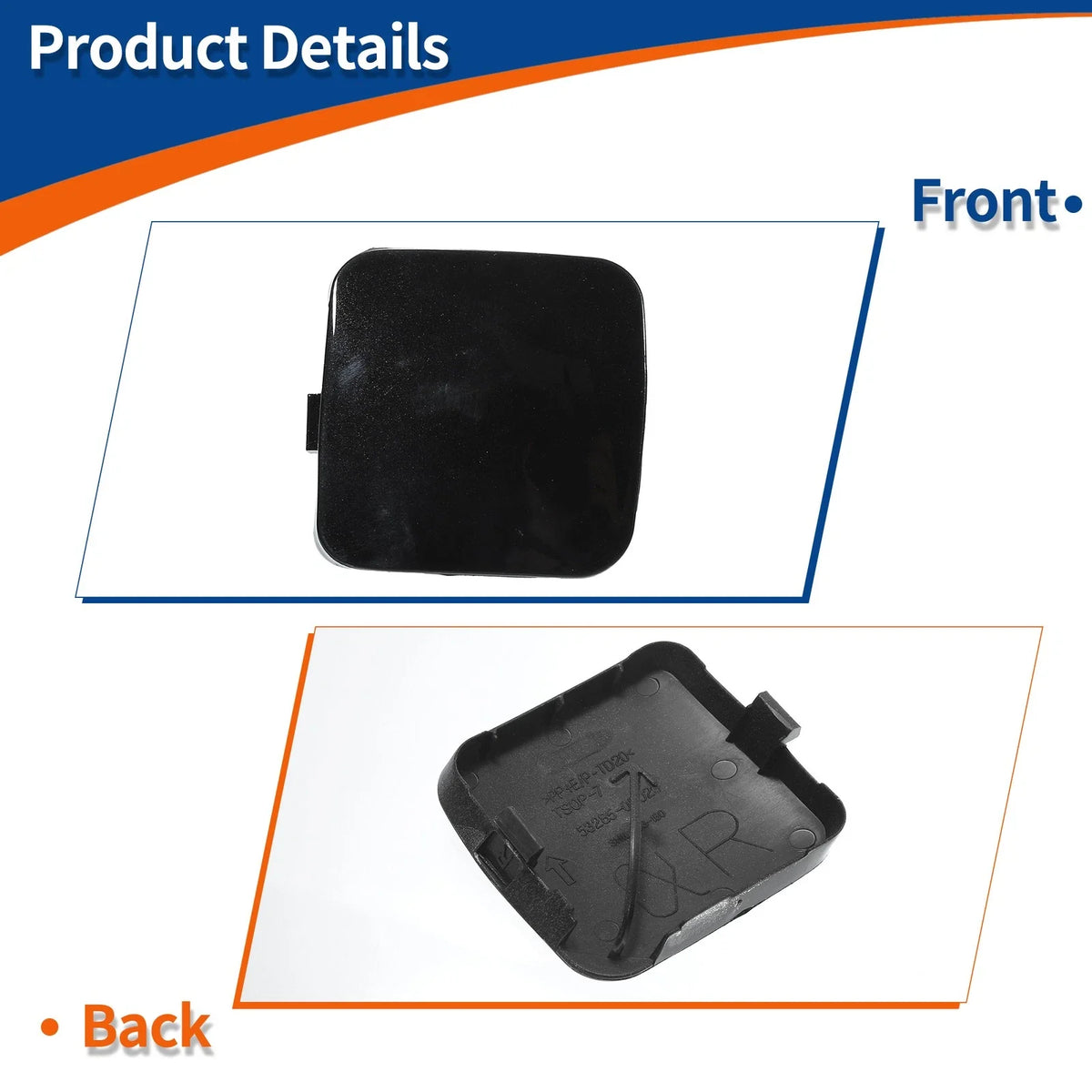 Tow Hook Cover for Toyota Rav4 (2009–2011) No. 532850R906