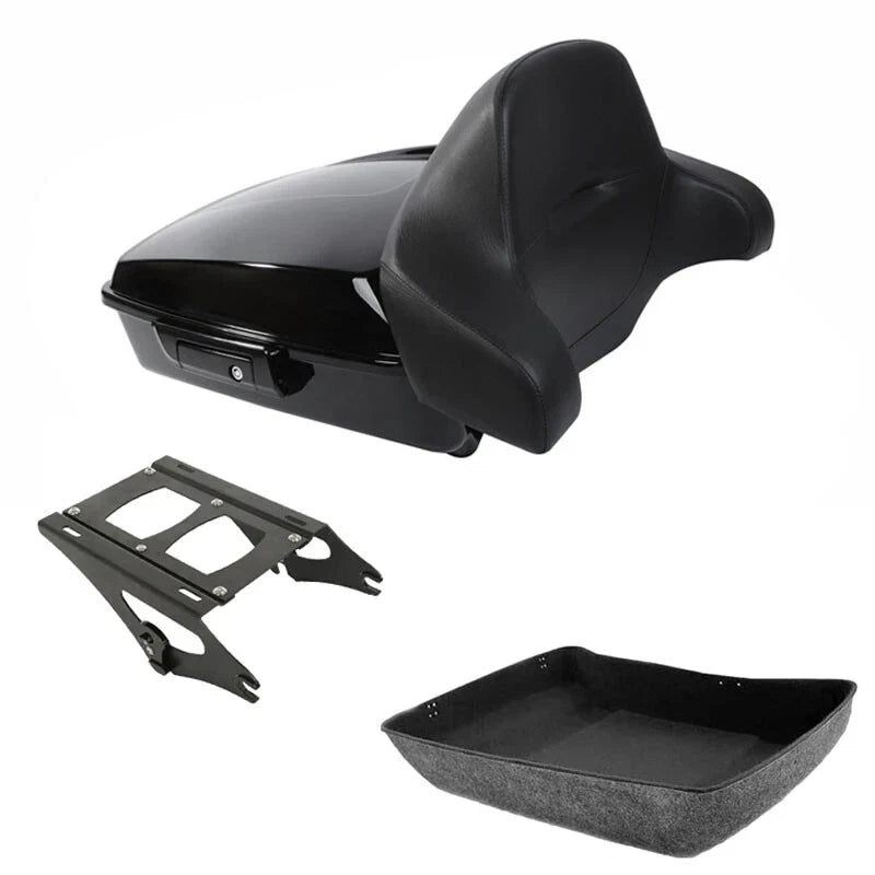 Chopped Trunk Backrest Mount for Harley Touring Road Street Glide (2014–2026)