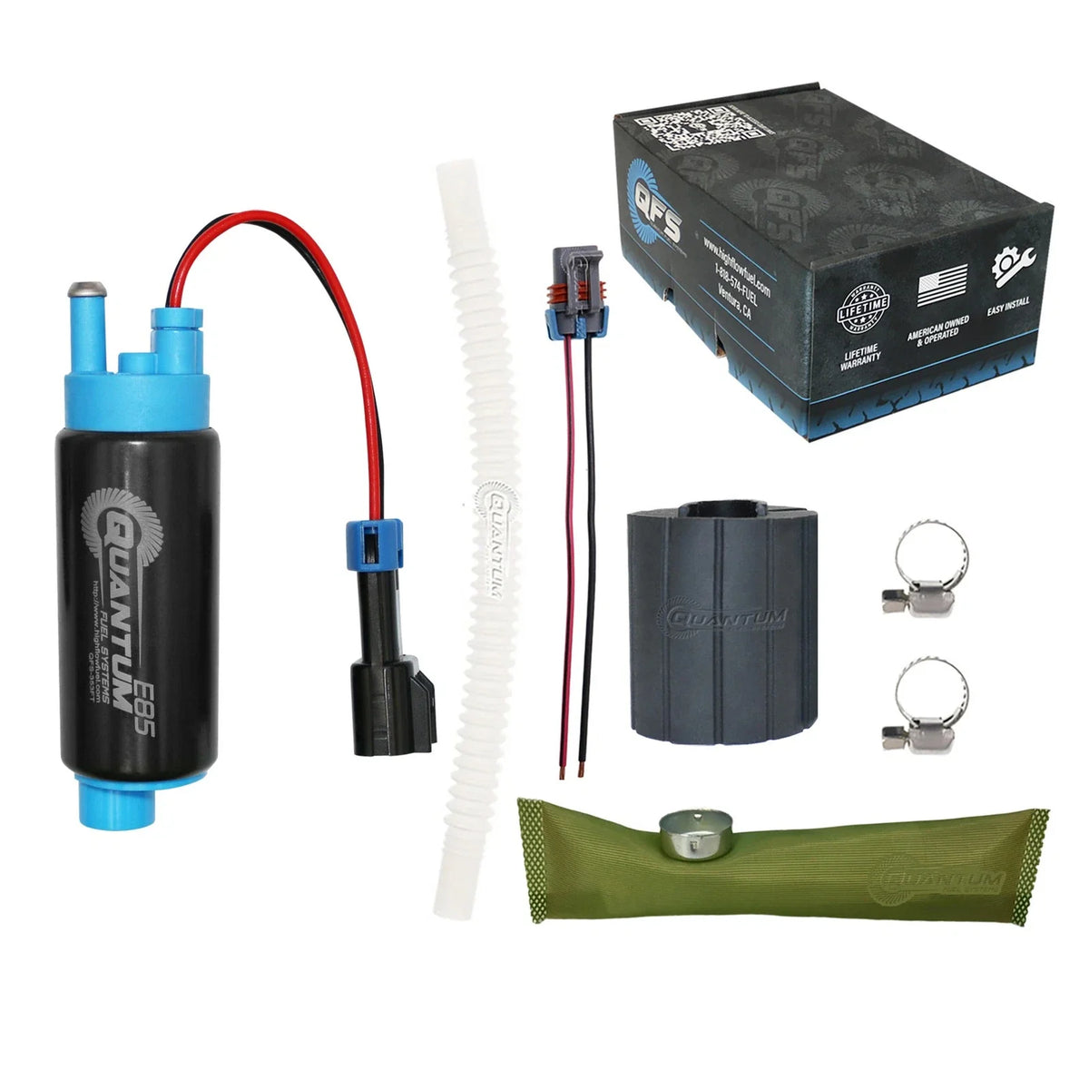 QFS 340LPH E85 Fuel Pump for GM (Replaces 11569)