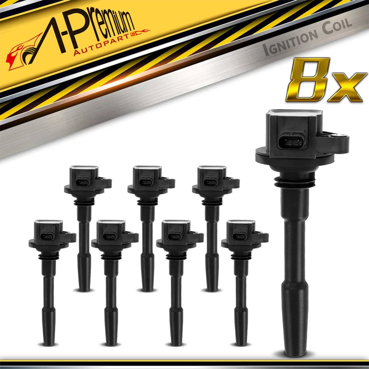 8X Ignition Coil for Ford Mustang (2020–2022) KR3Z-12029-B, UF-899