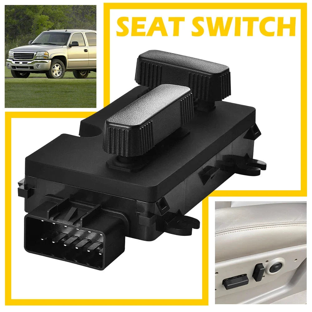 Power Seat Switch Control for Chevy GMC Hummer Cadillac (1999–2007)