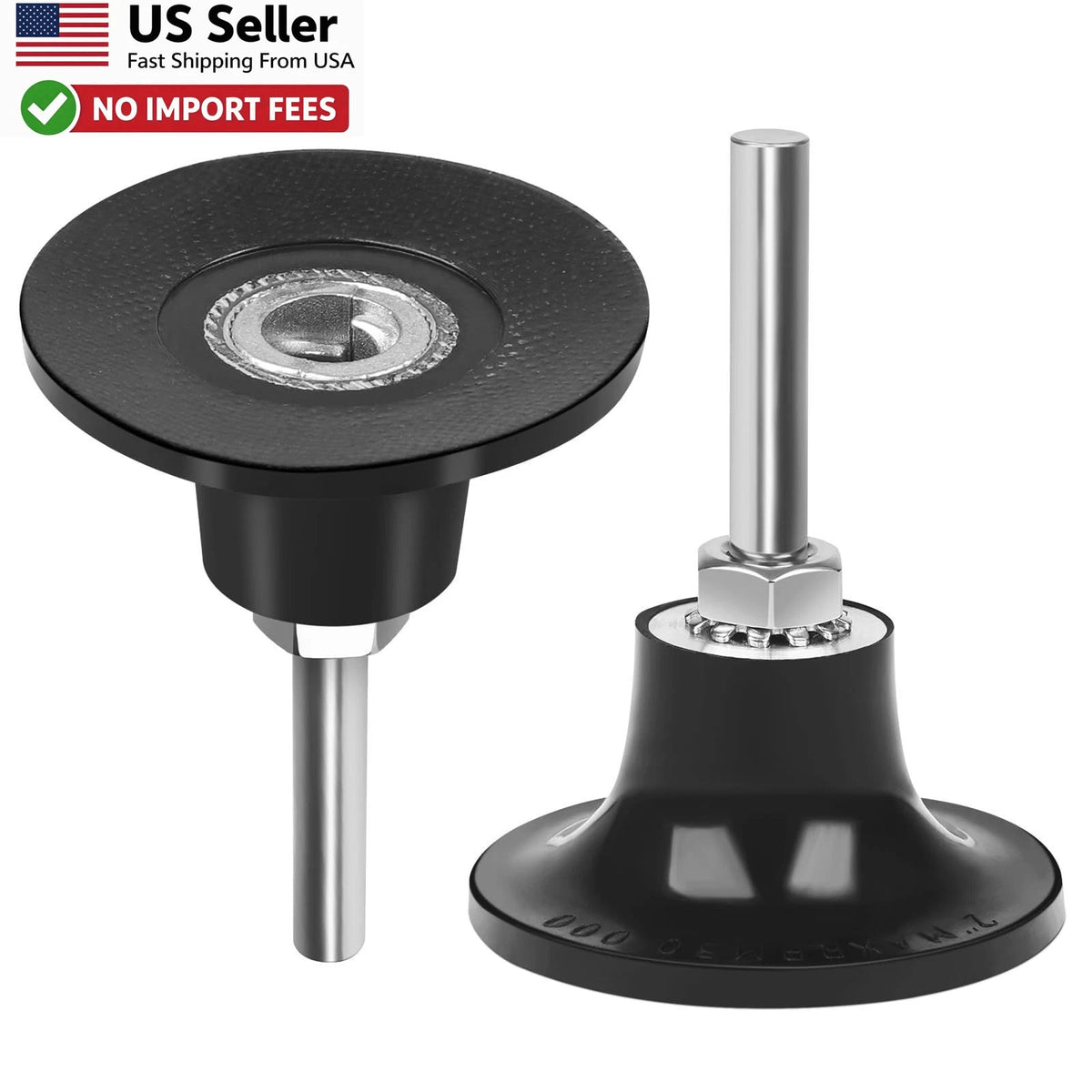 2X 2 Inch Die Grinder Sanding Disc Holder 1/4" Shank for Roloc