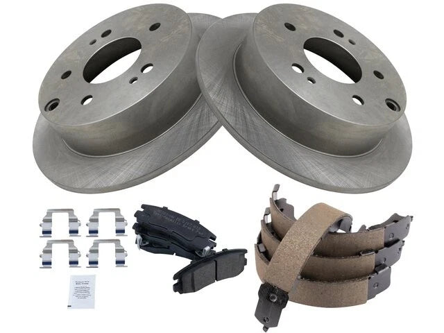 Set of 4 Brake Pads and Rotors for Mitsubishi Eclipse (2006–2012) 38558XRMR