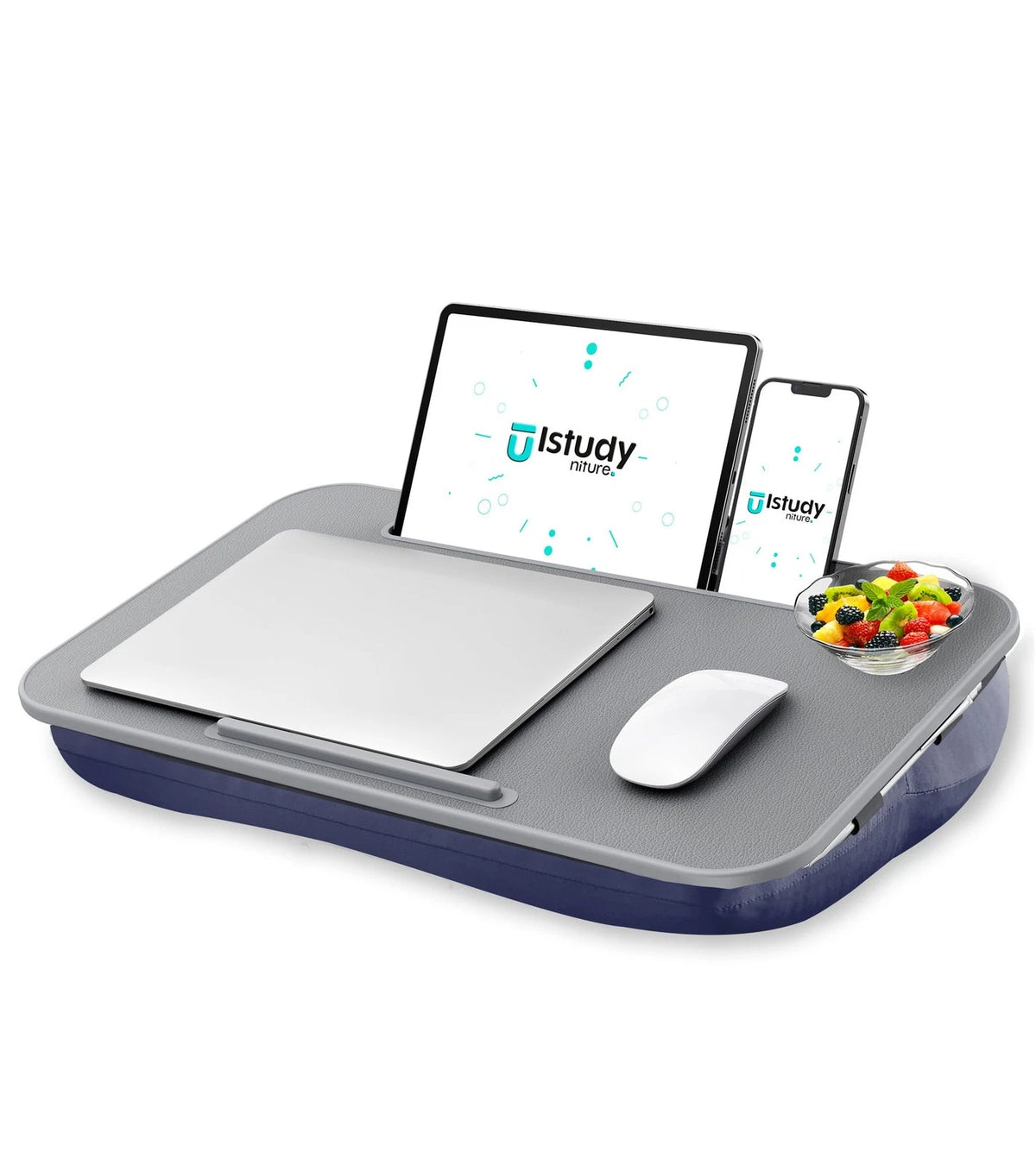 Lap Desk for 17-Inch Laptops (Portable, Washable Cushion)