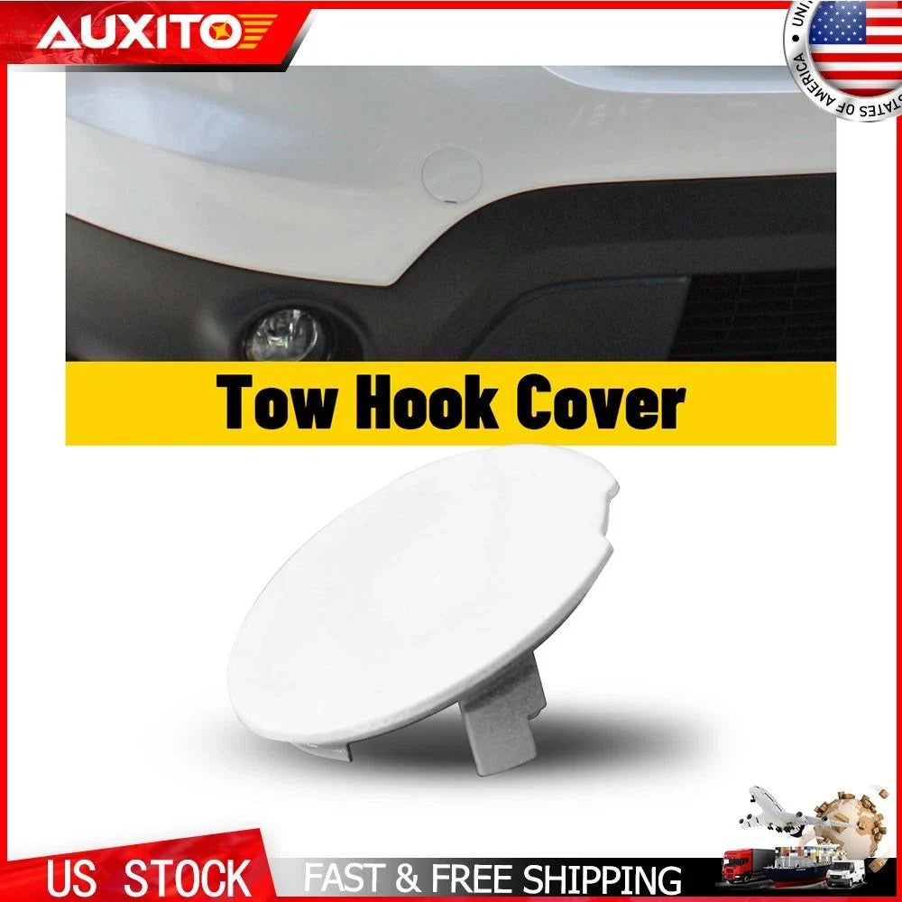 Front Bumper Tow Hook Cover Cap for Ford Explorer (2011–2015) White BB5Z17A900A